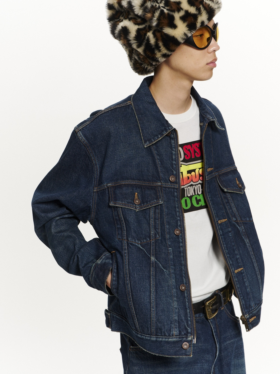 DENIM ZIP-UP JACKET 詳細画像 D.blue 4