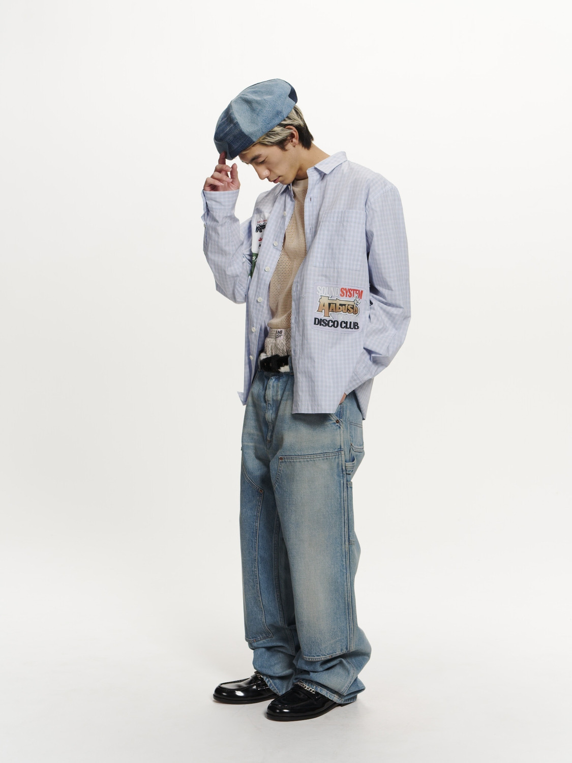 WASHED CARPENTER DENIM PANTS 詳細画像 L.Blue 5