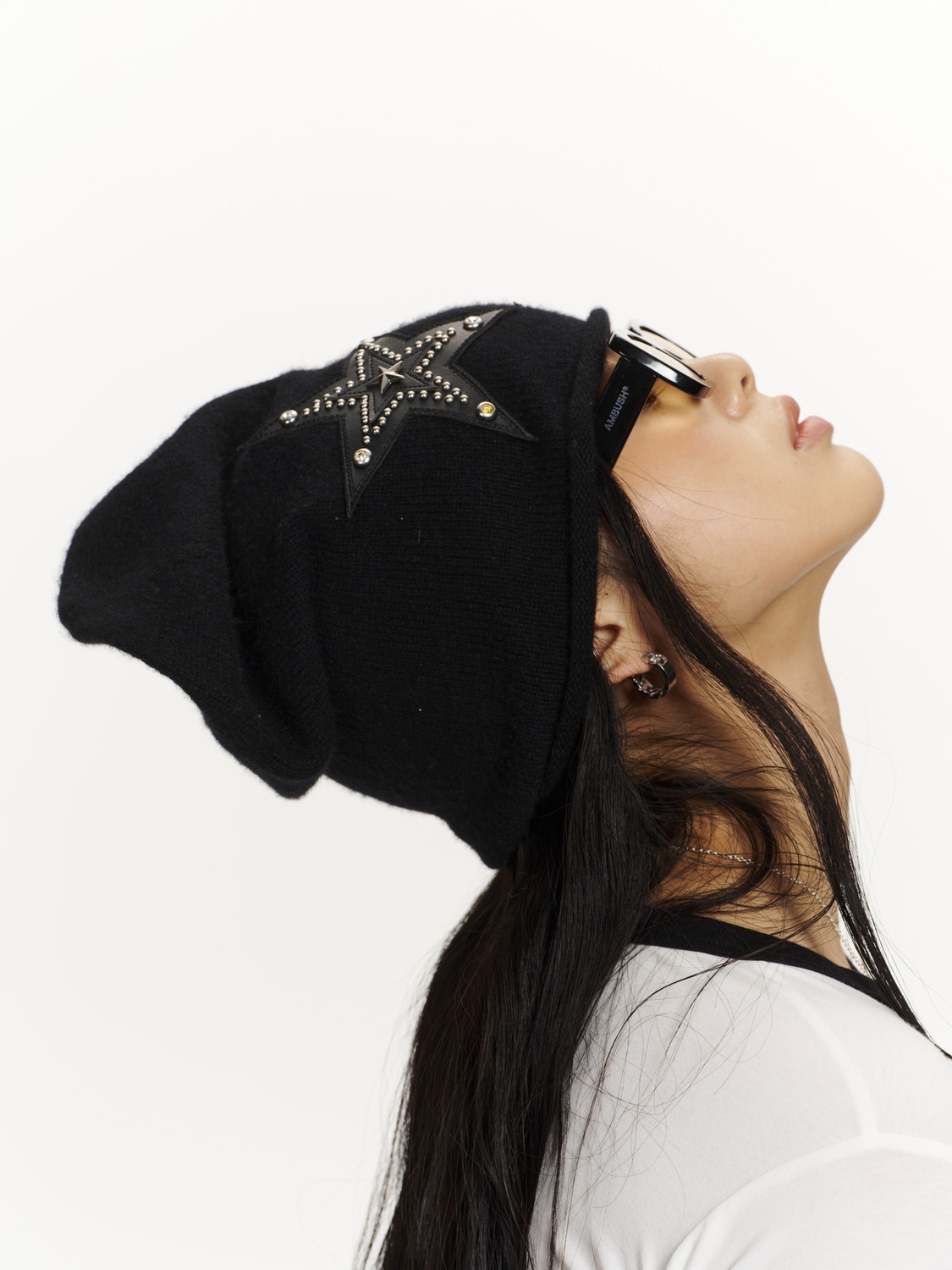 STAR PATCH BEANIE 詳細画像 Black 4