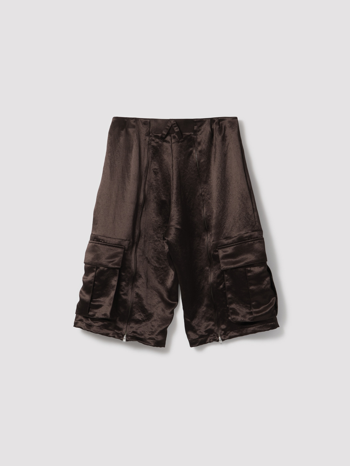 SATIN CARGO SHORTS 詳細画像 Brown 2