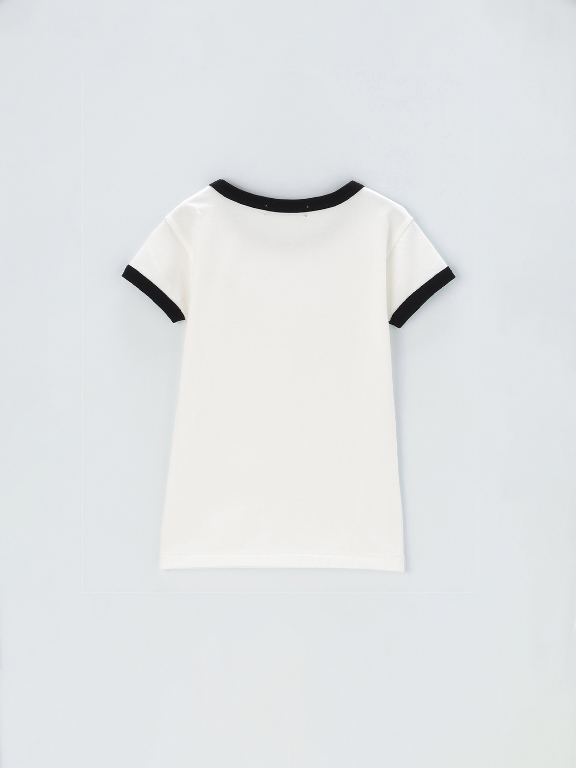  'AMBUSH MUSIC' FITTED RINGER T-SHIRT 詳細画像 White 2