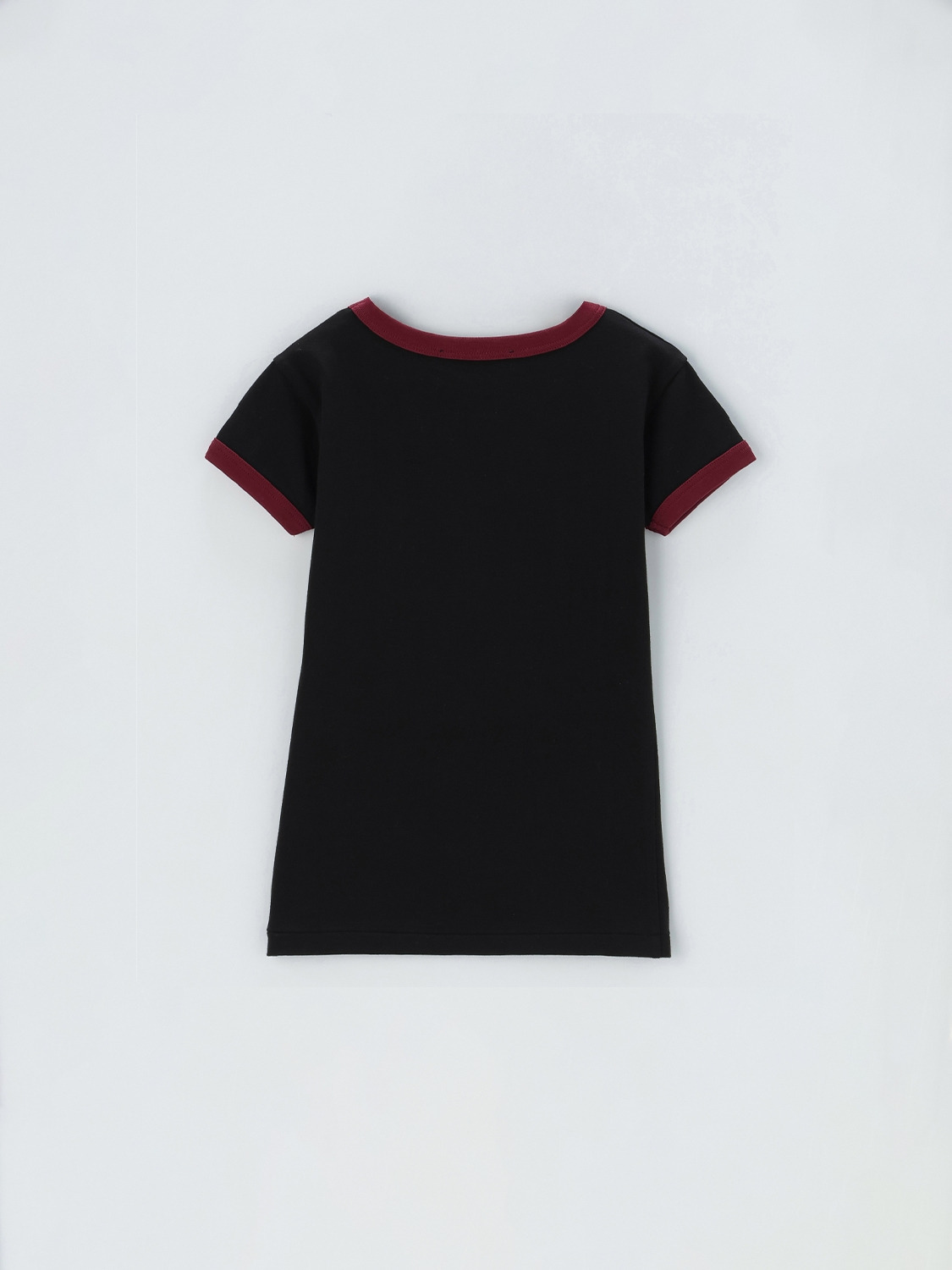  'AMBUSH MUSIC' FITTED RINGER T-SHIRT 詳細画像 Black 2