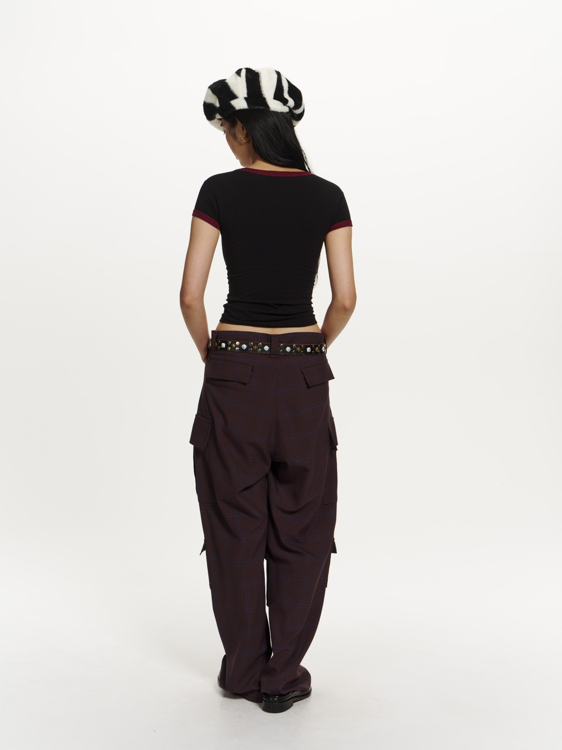  'AMBUSH MUSIC' FITTED RINGER T-SHIRT 詳細画像 Black 6