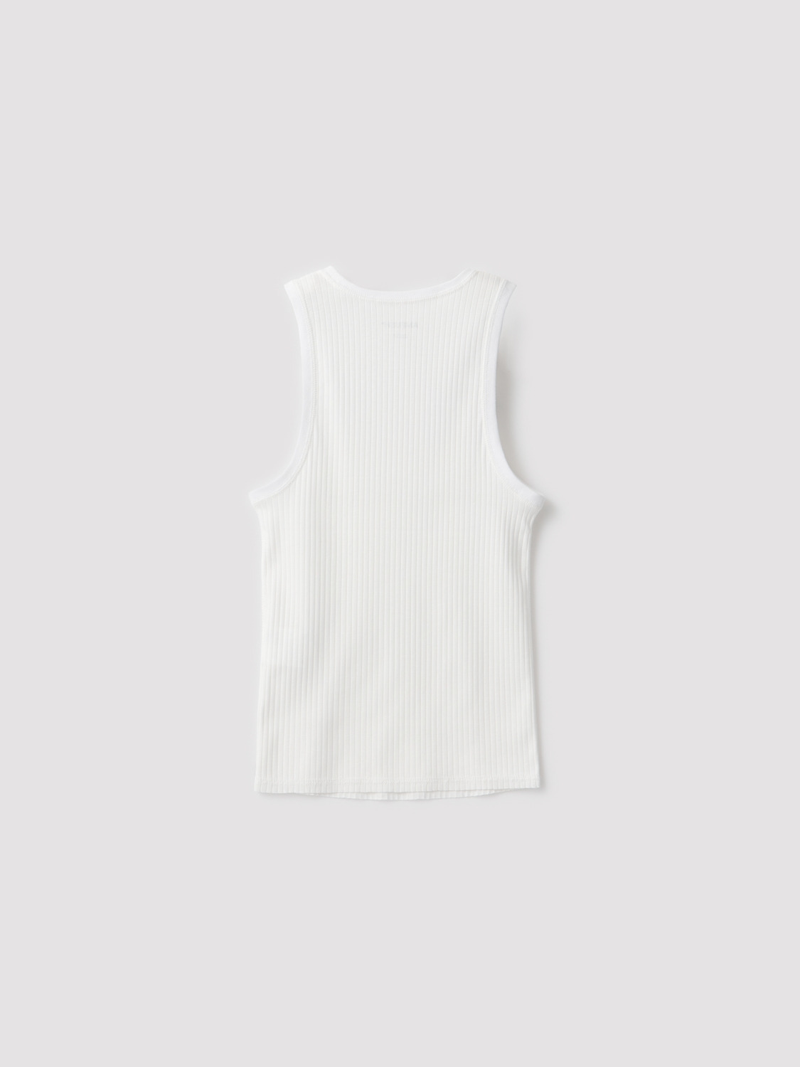 WOMENS RIB TANK TOP 詳細画像 White 2