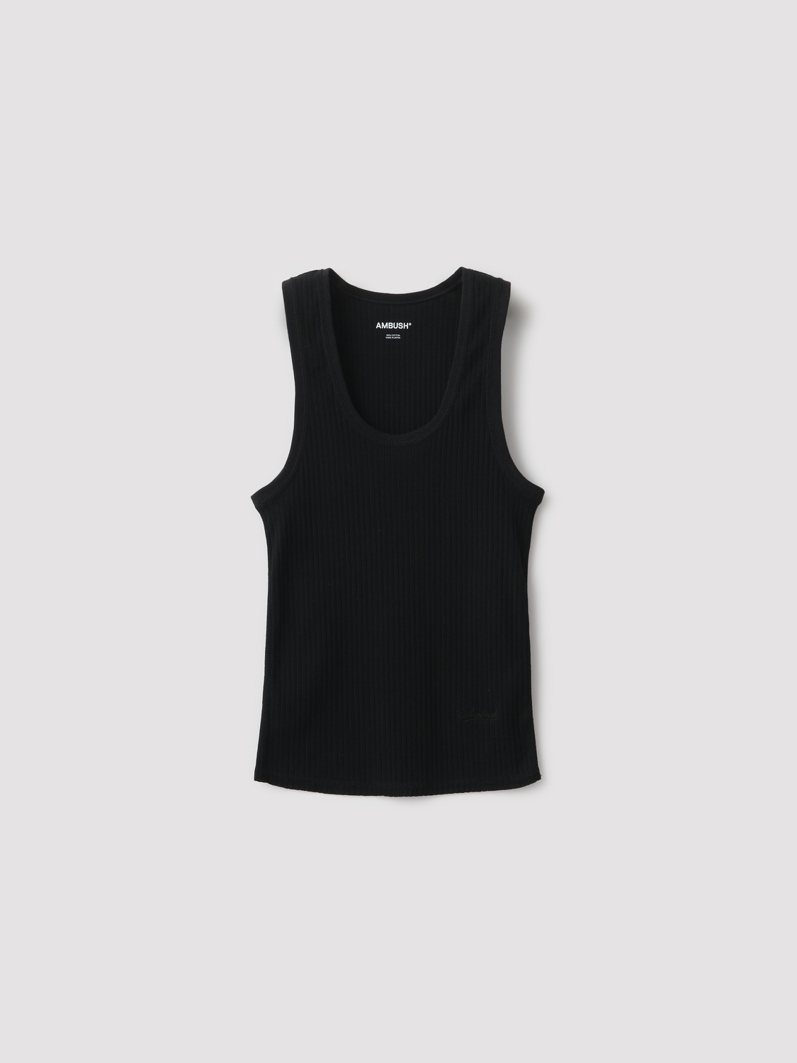 WOMENS RIB TANK TOP 詳細画像 Black 1