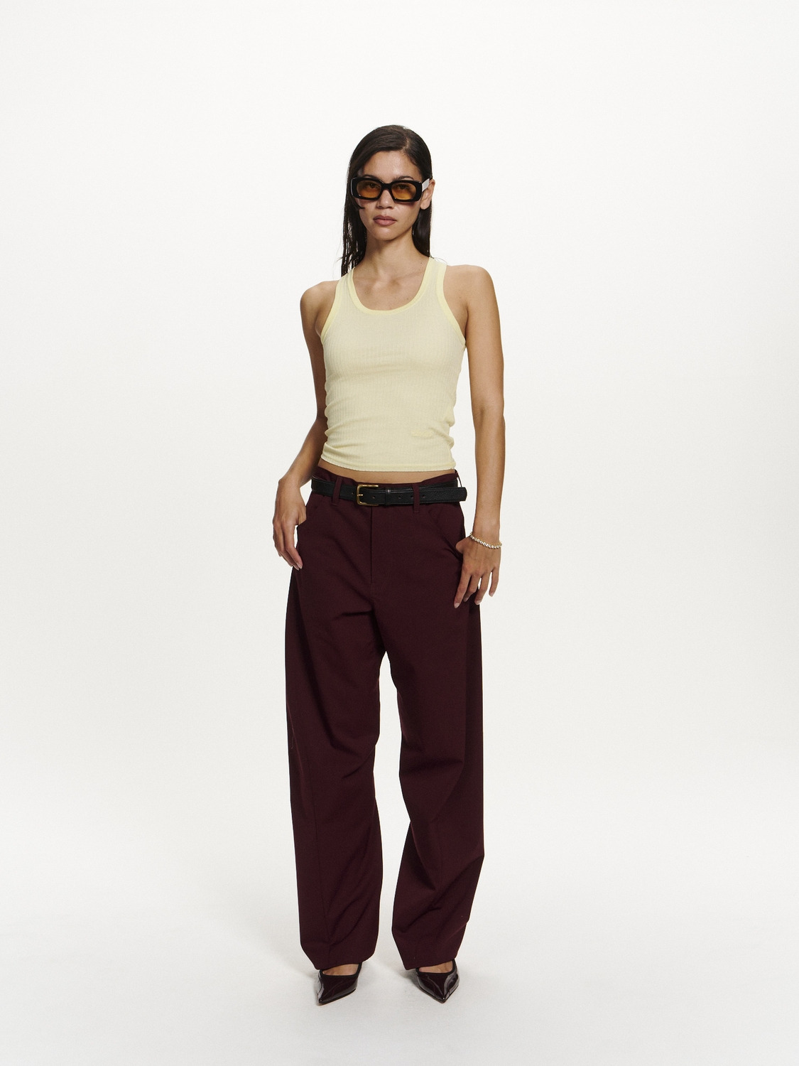 WOMENS RIB TANK TOP 詳細画像 Yellow 5