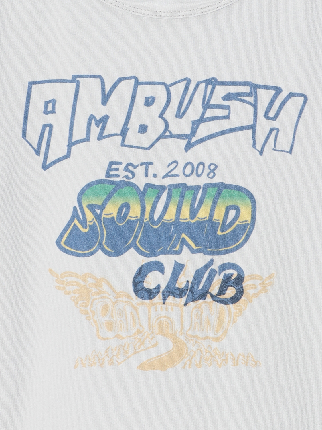 AMBUSH SOUND CLUB FITTED T-SHIRT 詳細画像 L.blue 3