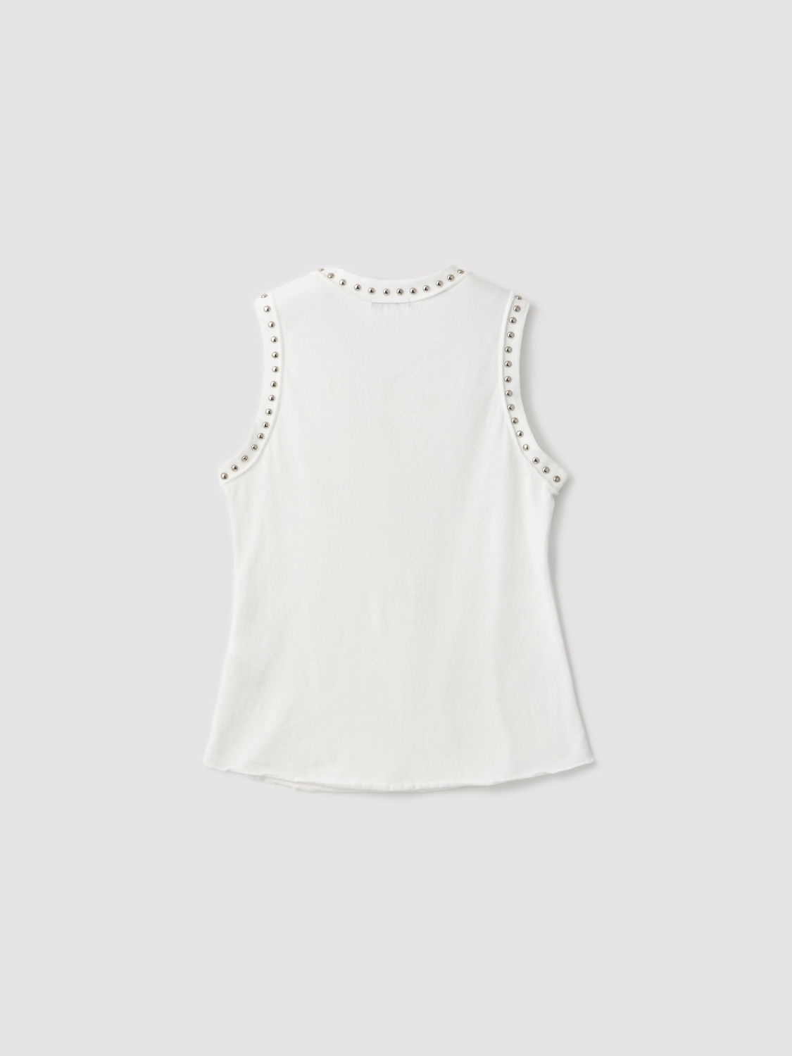 STUDDED TANK TOP 詳細画像 White 2