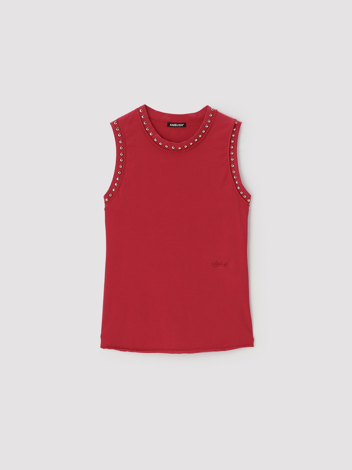 STUDDED TANK TOP 詳細画像 Red 1
