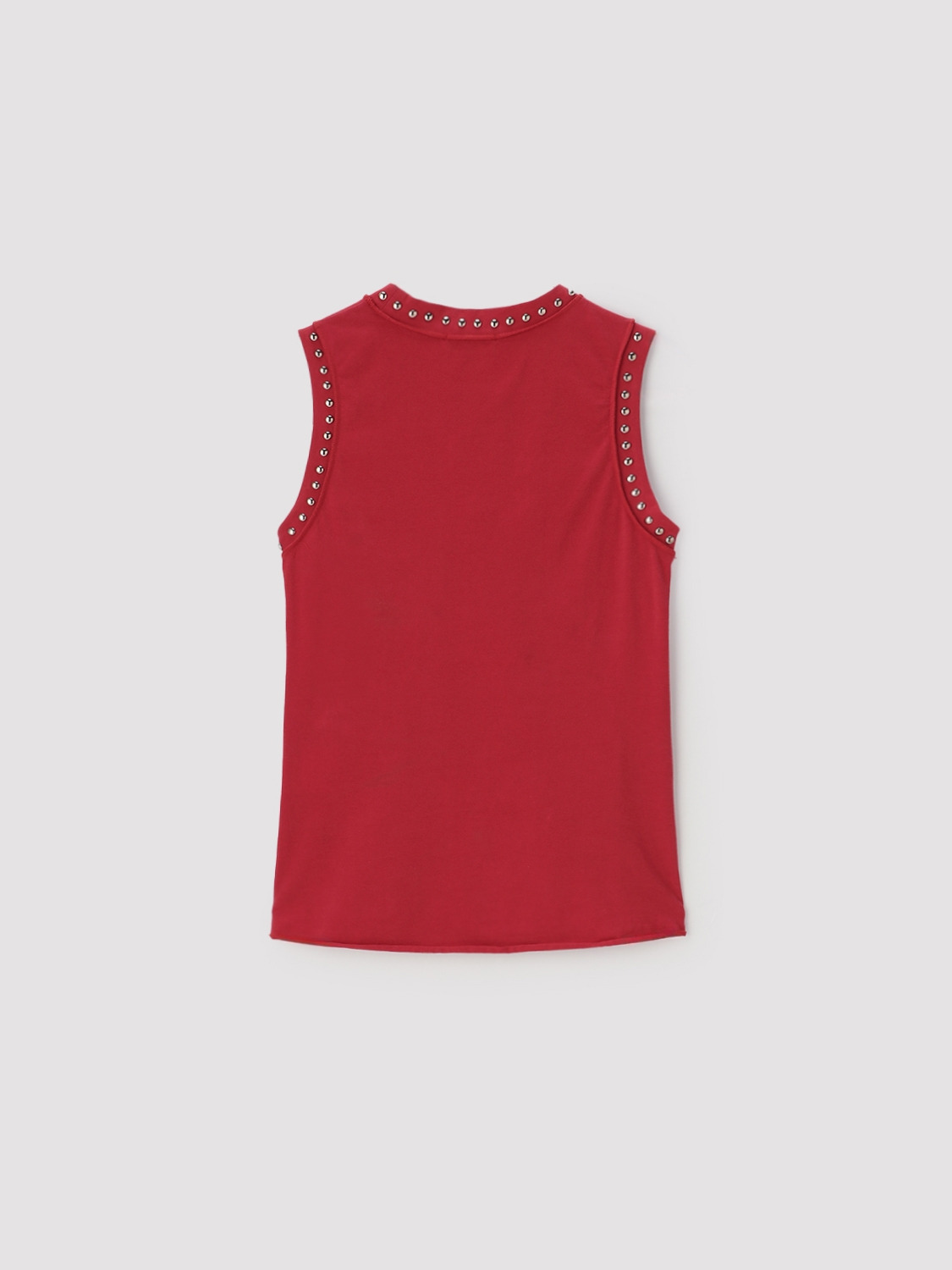 STUDDED TANK TOP 詳細画像 Red 2