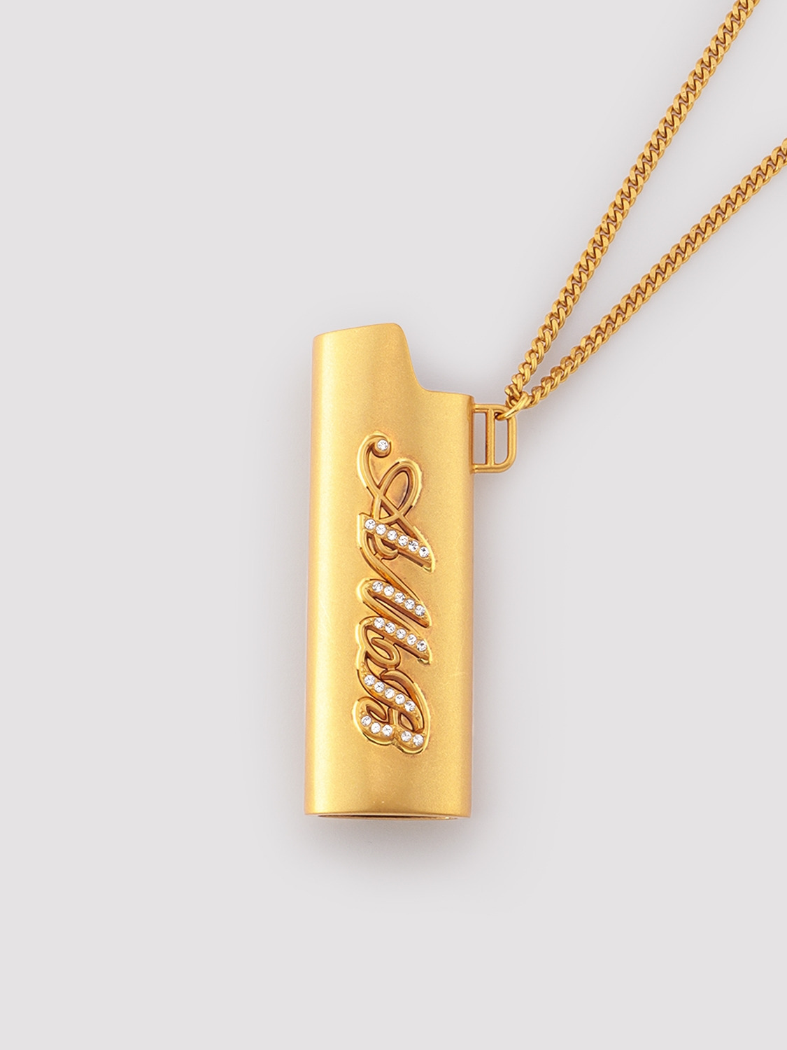 INITIAL LOGO LIGHTER CASE NECKLACE	 詳細画像 Gold 1