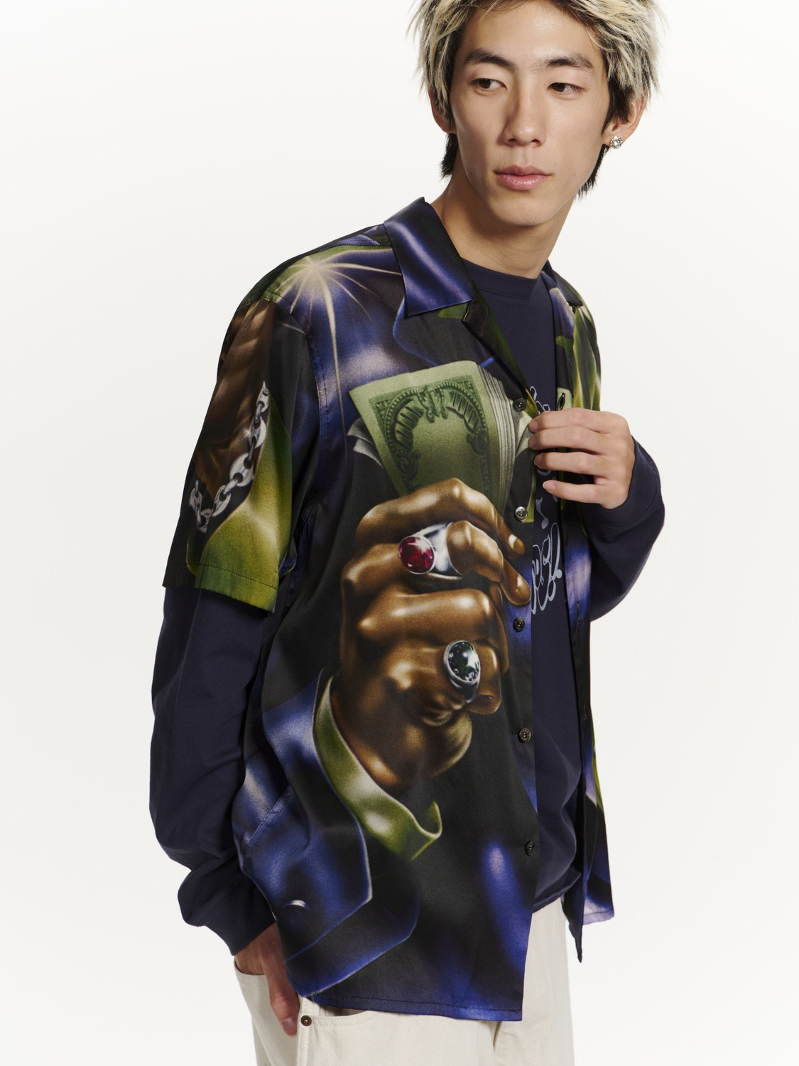 ALL-OVER PRINT SHORT SLEEVE SHIRT 詳細画像 Multi 4