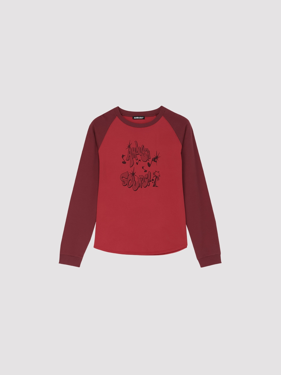 RAGLAN LONG SLEEVE T-SHIRT 詳細画像 Red 1