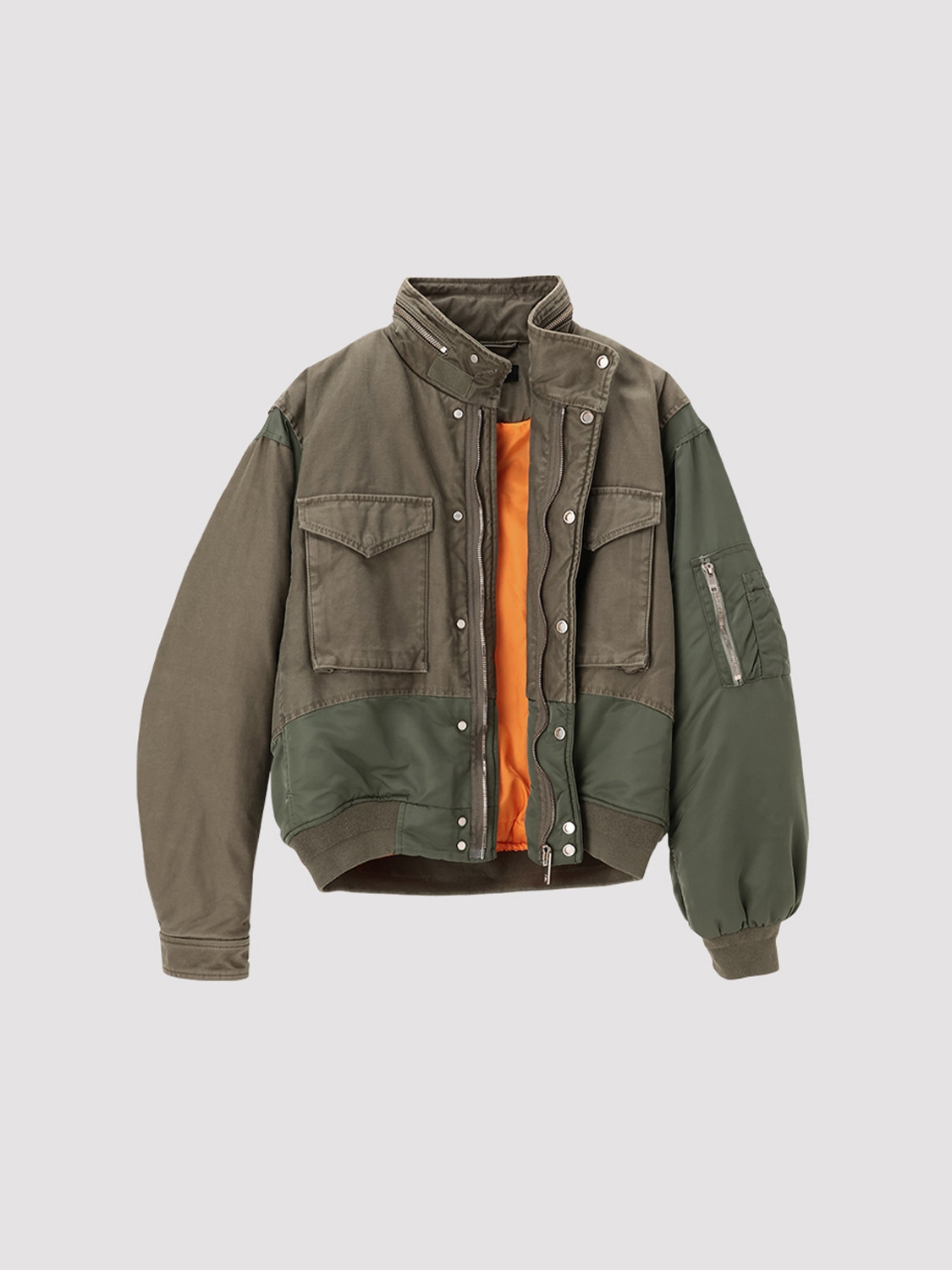 HYBRID BOMBER JACKET 詳細画像 Khaki 3