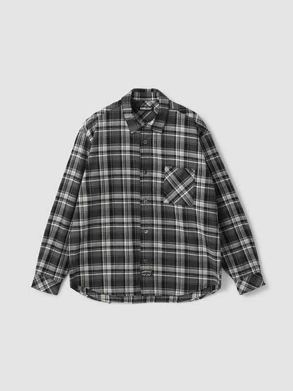 DAMAGED CHECK SHIRT
