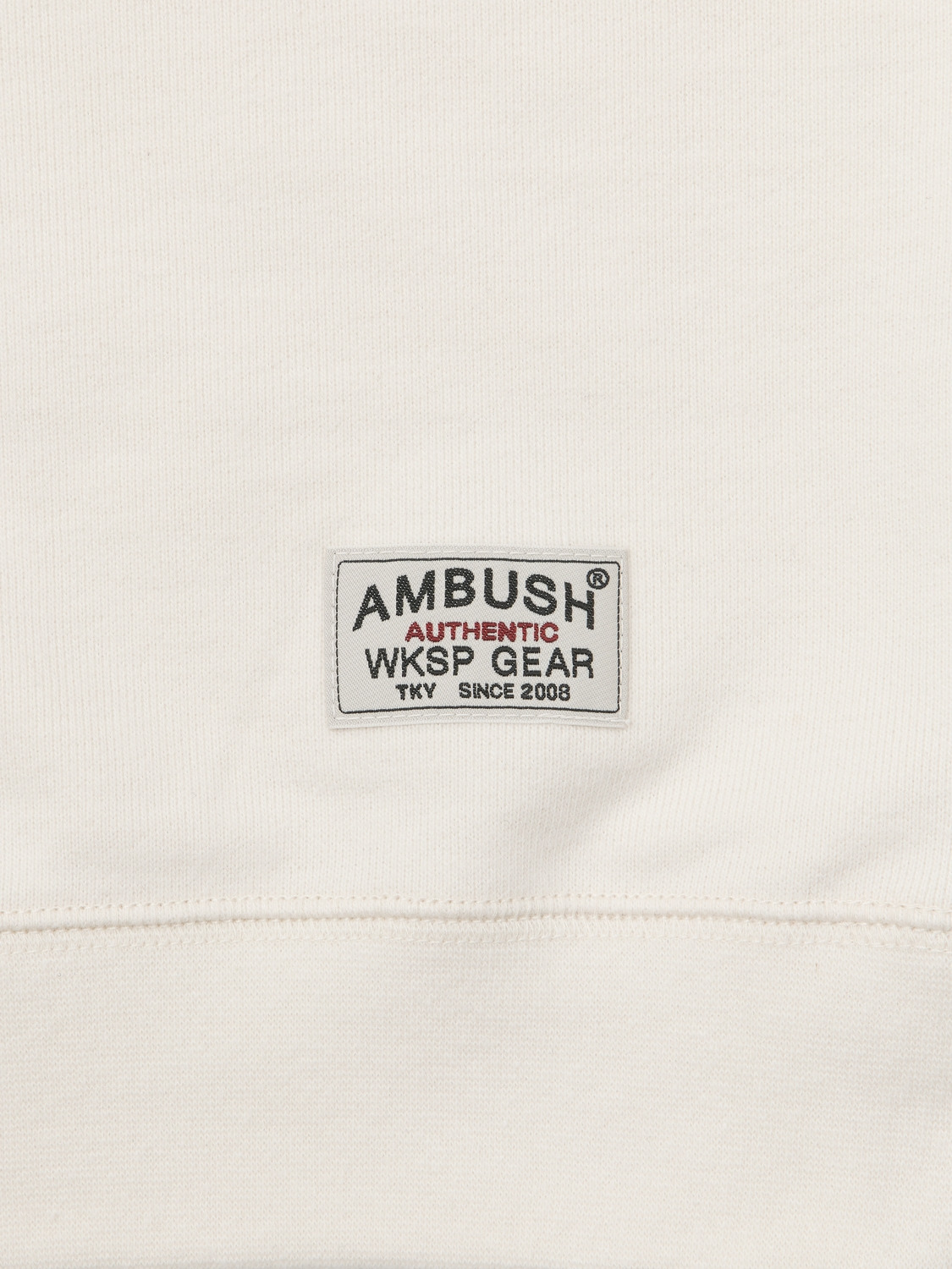 FITTED CREWNECK SWEATSHIRT 詳細画像 O.white 3