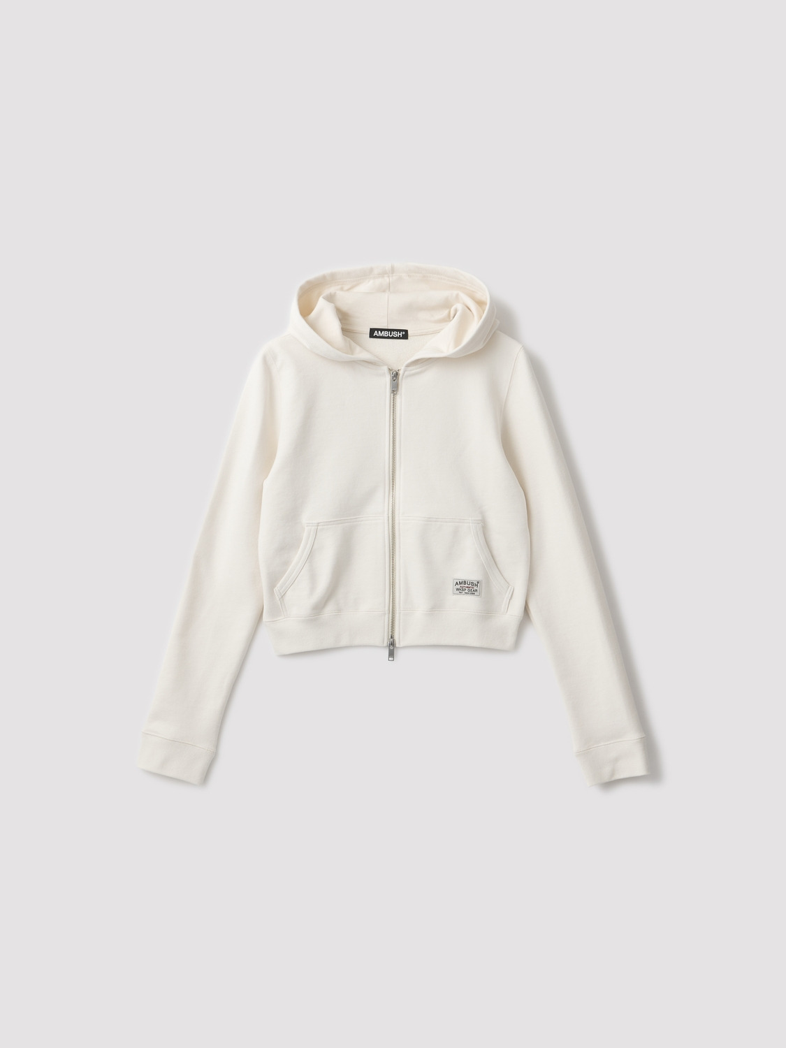 FITTED ZIP-UP HOODIE 詳細画像 O.white 1