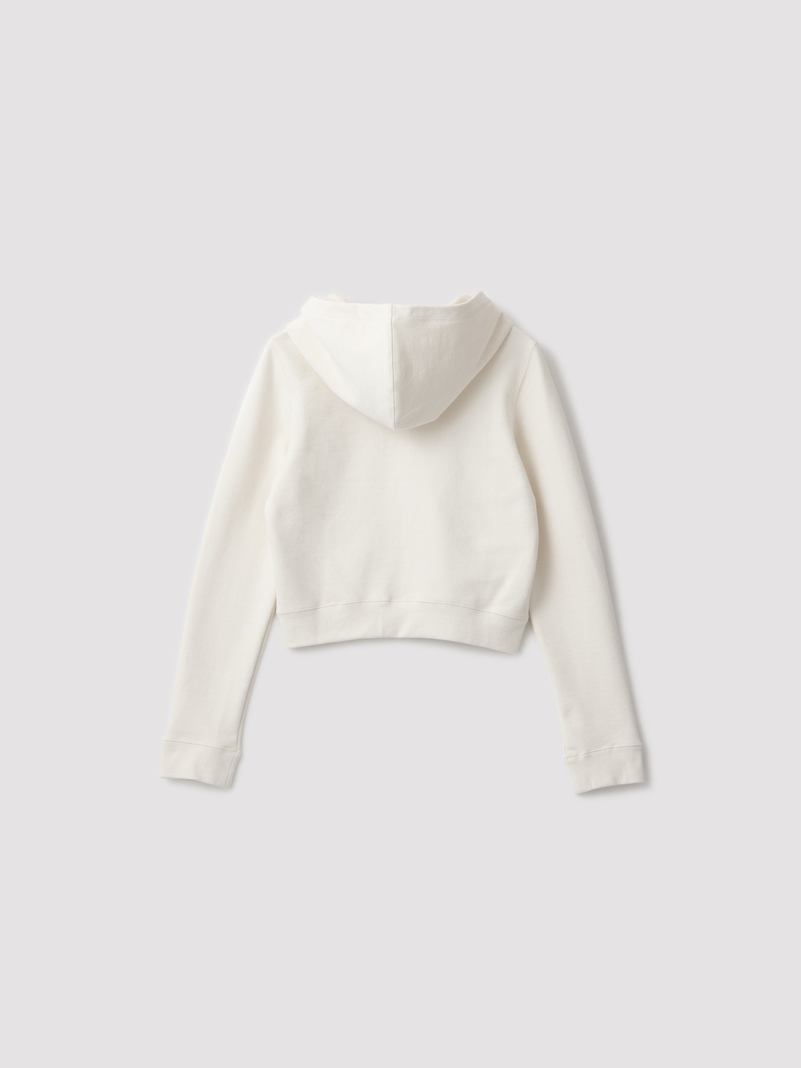 FITTED ZIP-UP HOODIE 詳細画像 O.white 2