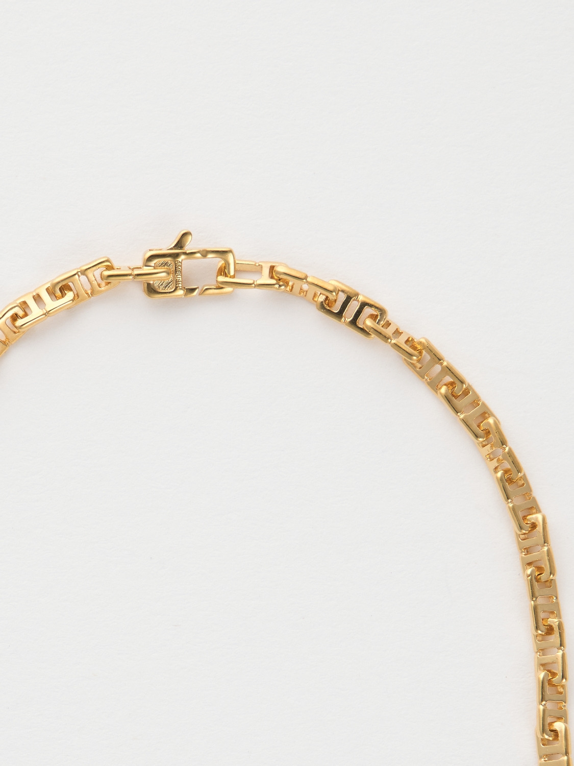 PETIT MONOGRAM LINK CHAIN SHORT NECKLACE 詳細画像 Gold 2