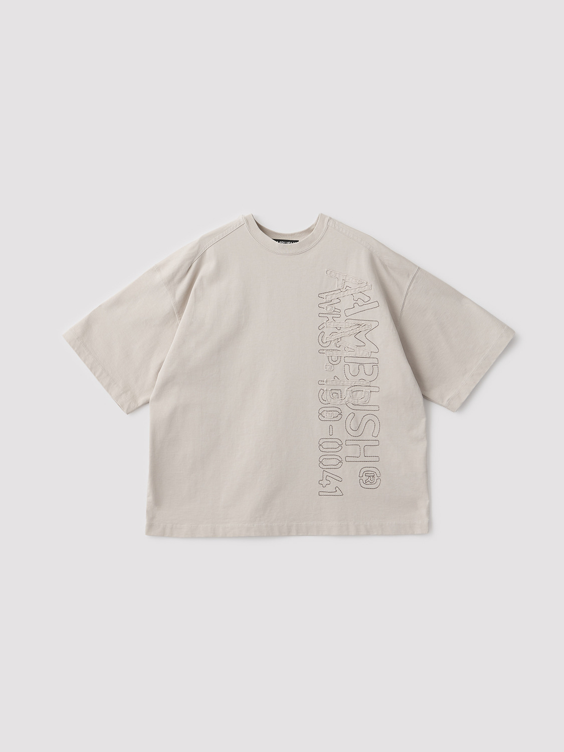 CUTOUT LETTERS T-SHIRT 詳細画像 Grey 1