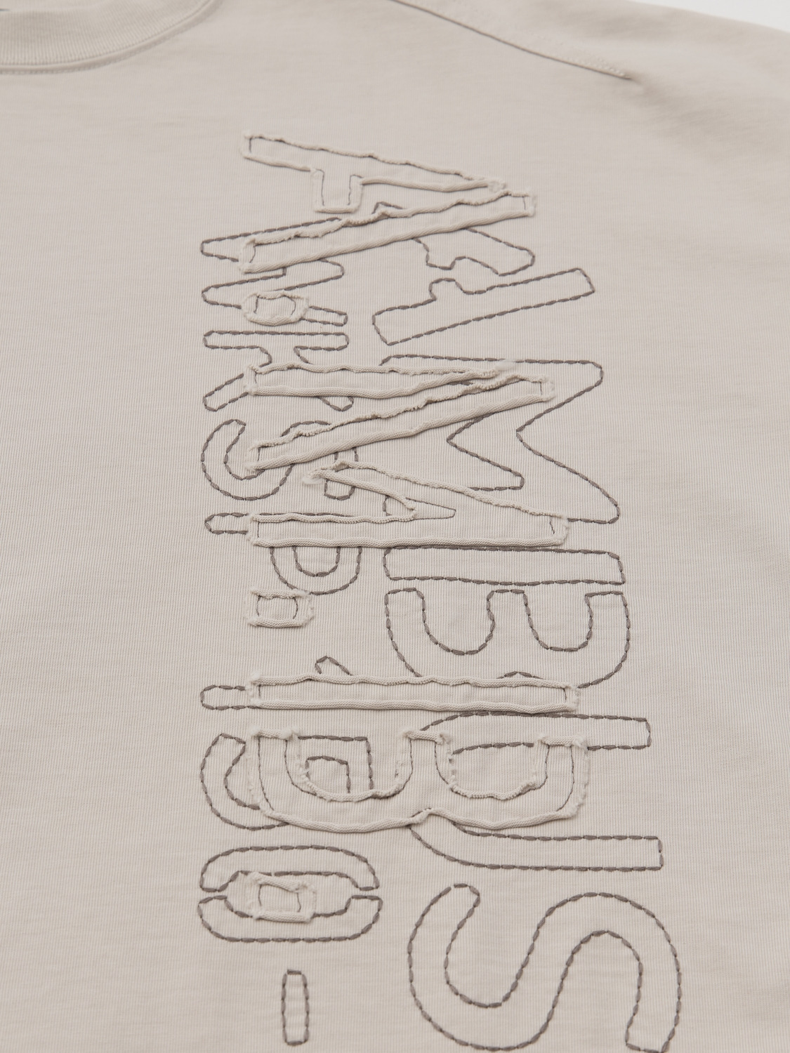 CUTOUT LETTERS T-SHIRT 詳細画像 Grey 3