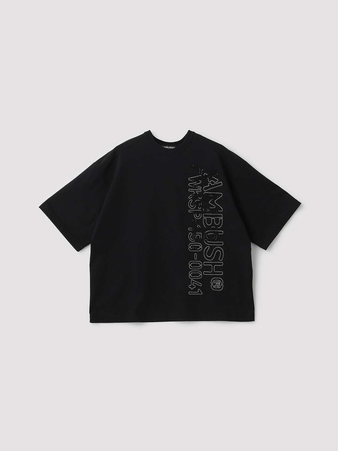 CUTOUT LETTERS T-SHIRT 詳細画像 Black 1
