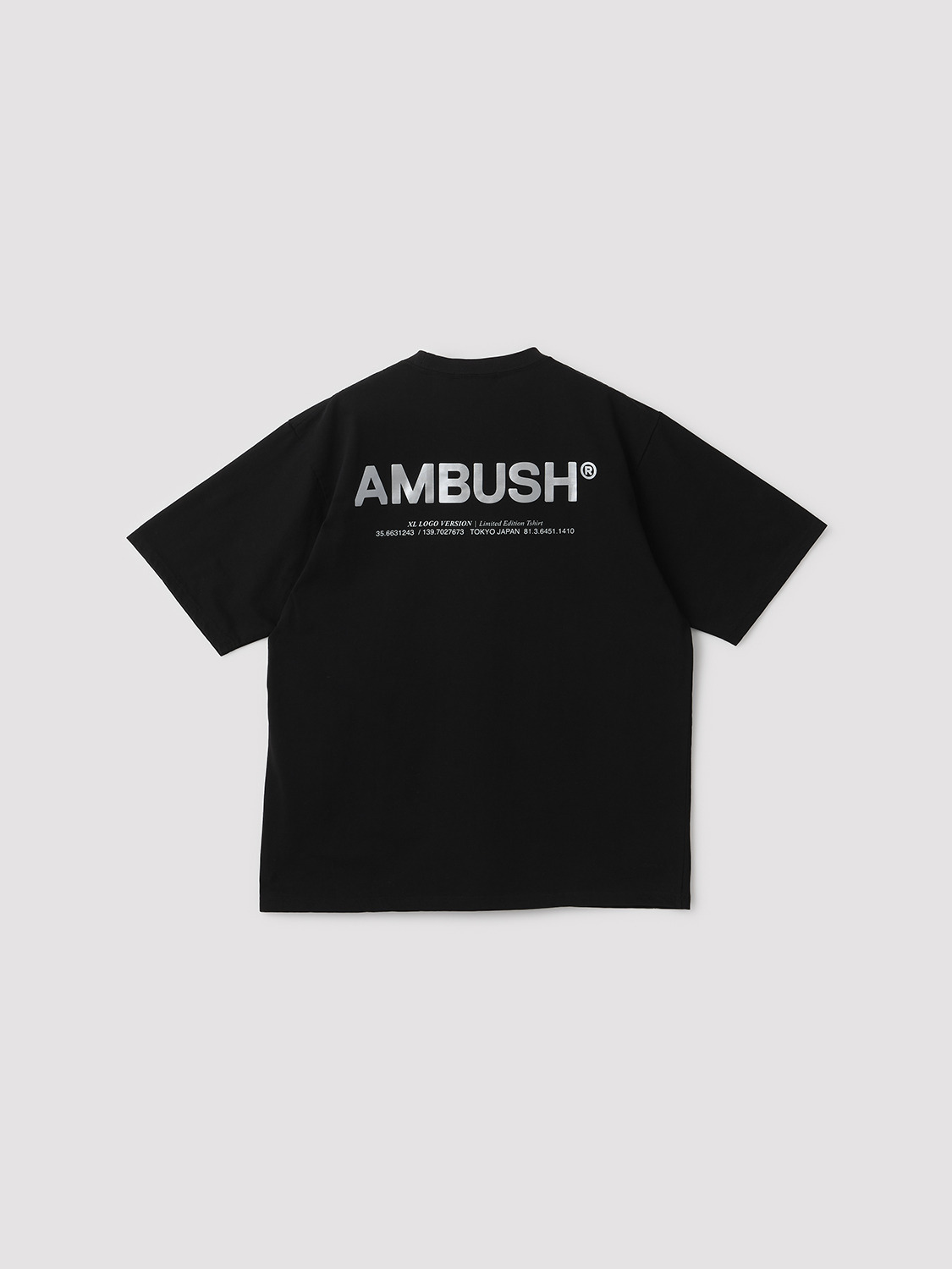 AMB XL LOGO T-SHIRT 詳細画像 Black&times;Silver 1