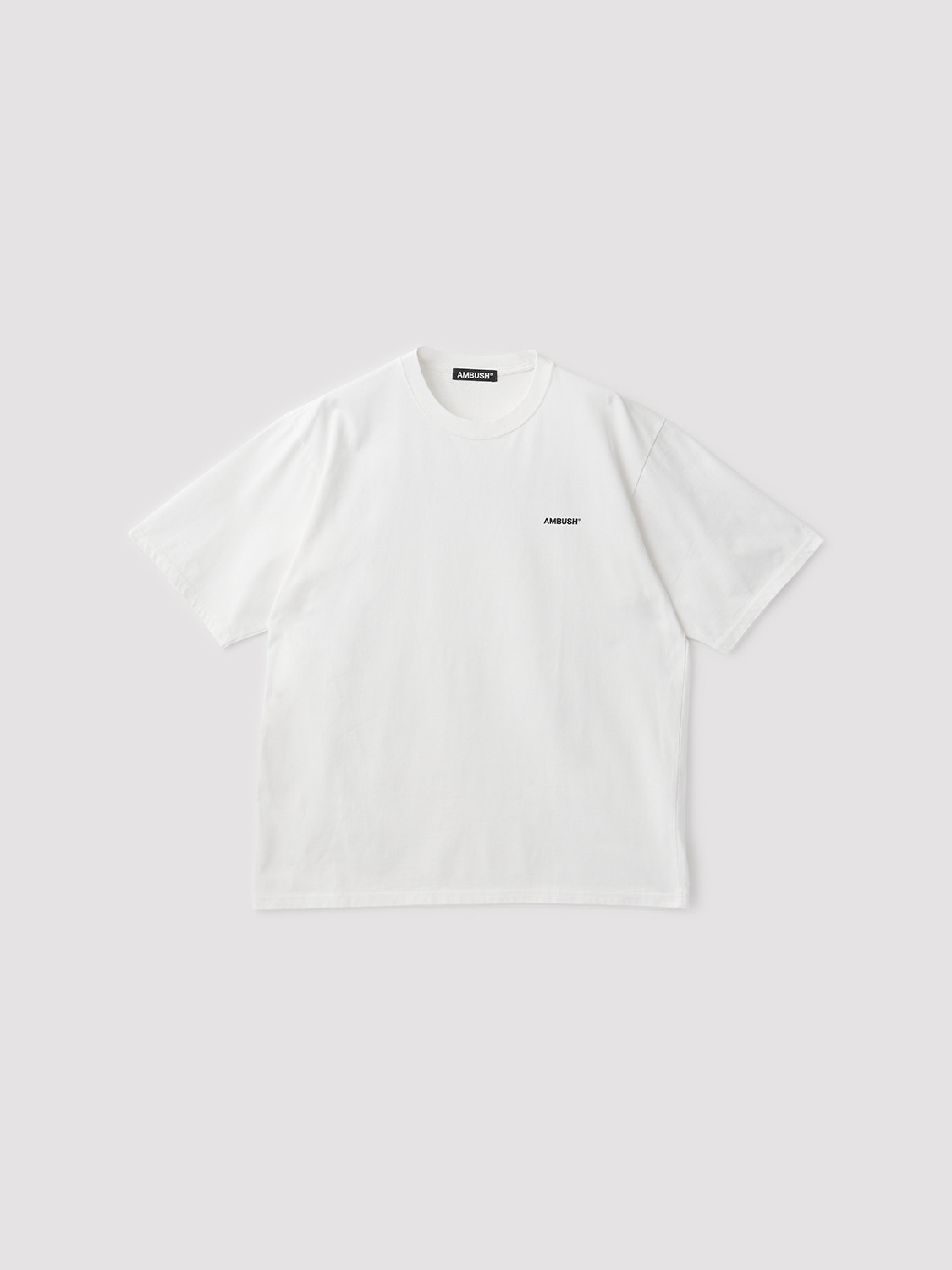 AMB XL LOGO T-SHIRT 詳細画像 White&times;Black 2