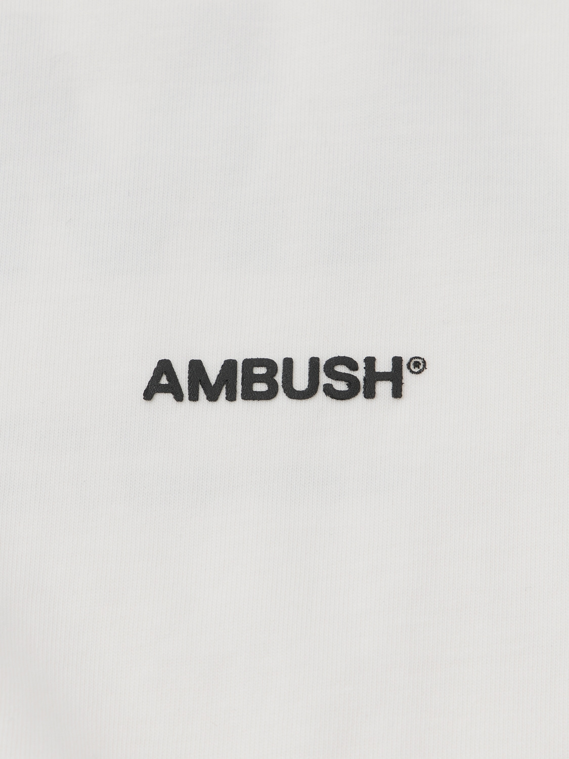 AMB XL LOGO T-SHIRT 詳細画像 White&times;Black 3