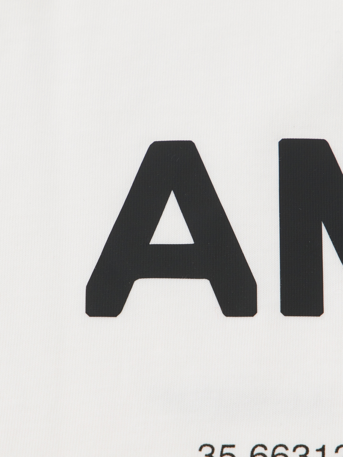AMB XL LOGO T-SHIRT 詳細画像 White&times;Black 4