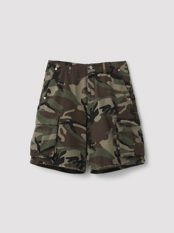 LOGO CARGO SHORTS