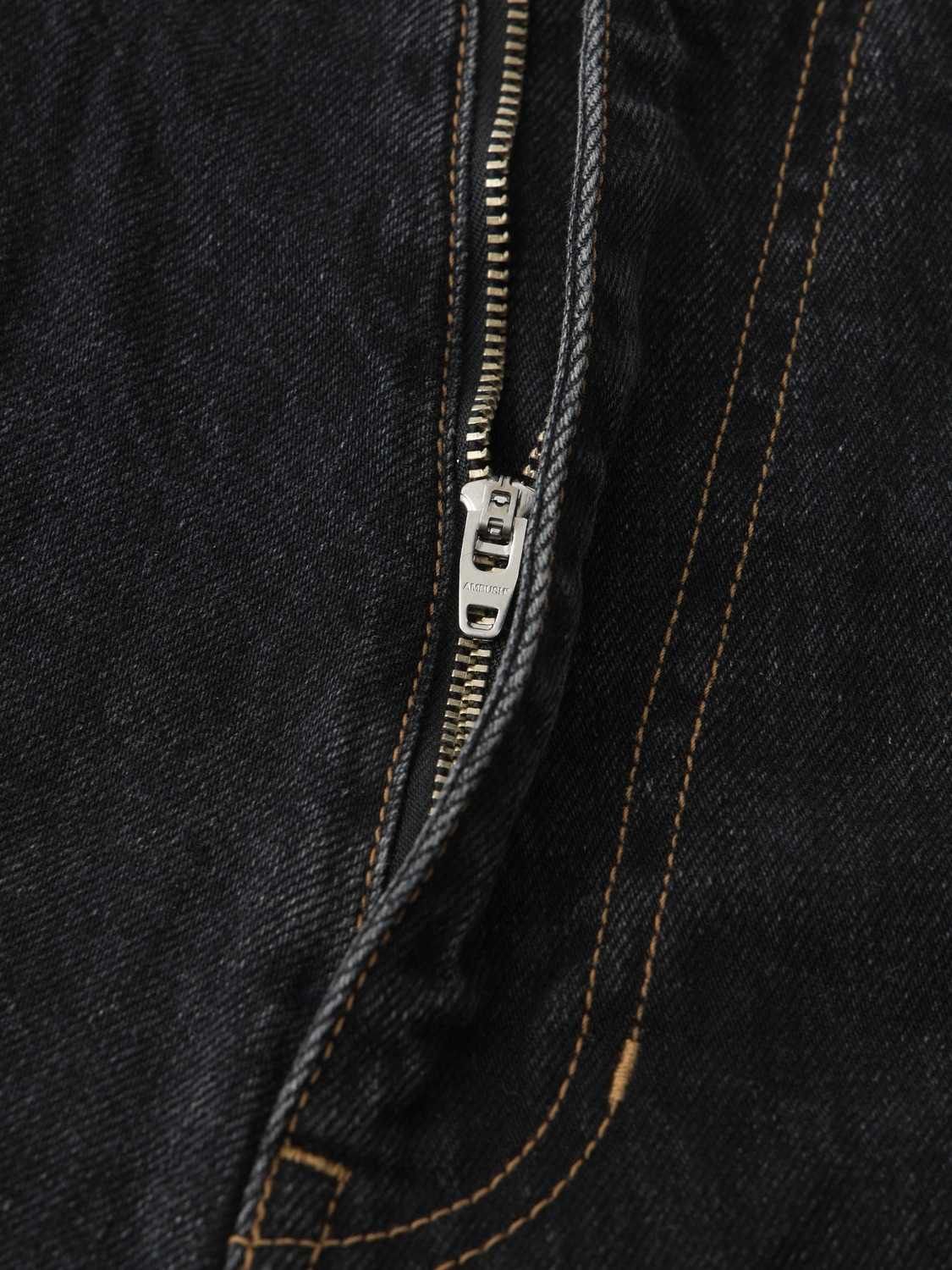 WIDE FLARE FIT DENIM PANTS Black 32 詳細画像 Black 4