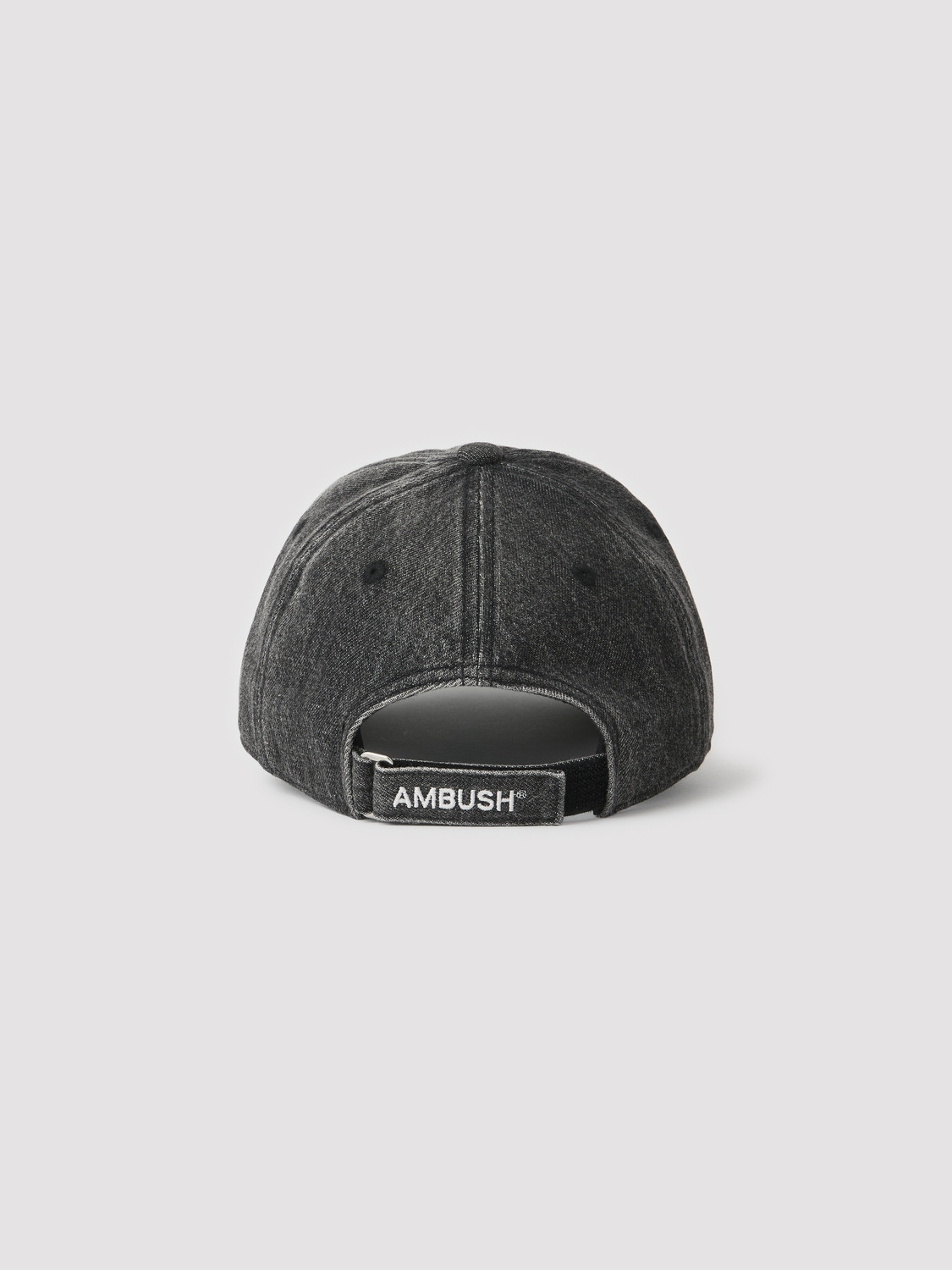 CURSIVE LOGO DENIM CAP 詳細画像 Black 4