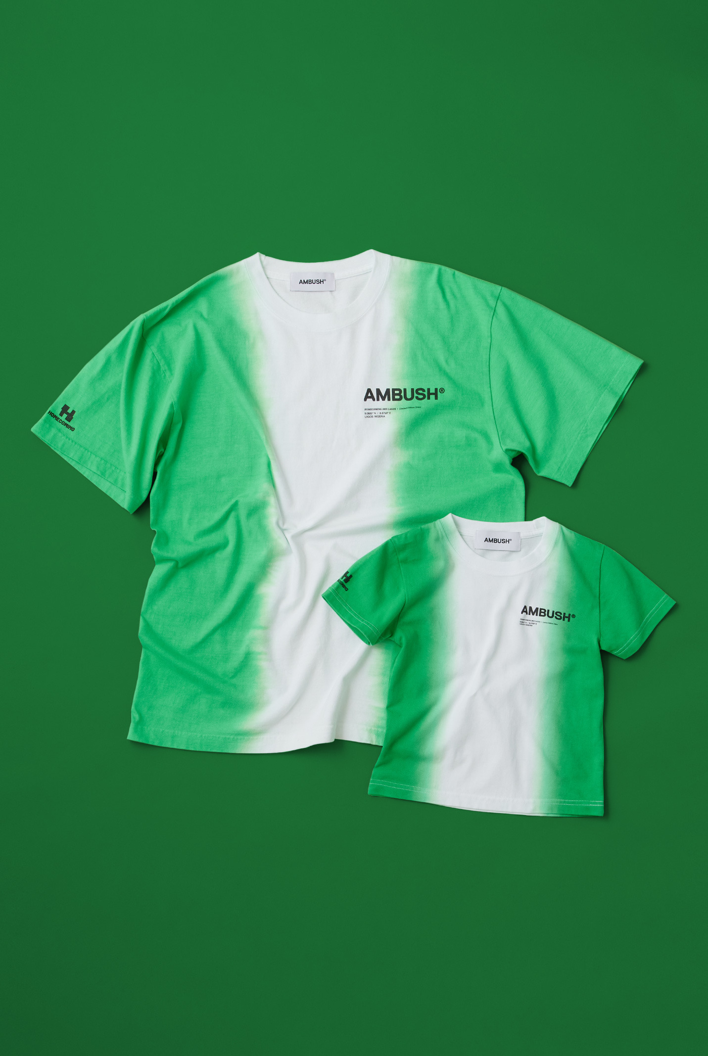 AMBUSH®、HOMECOMING™ 2025にて限定Tシャツをリリース